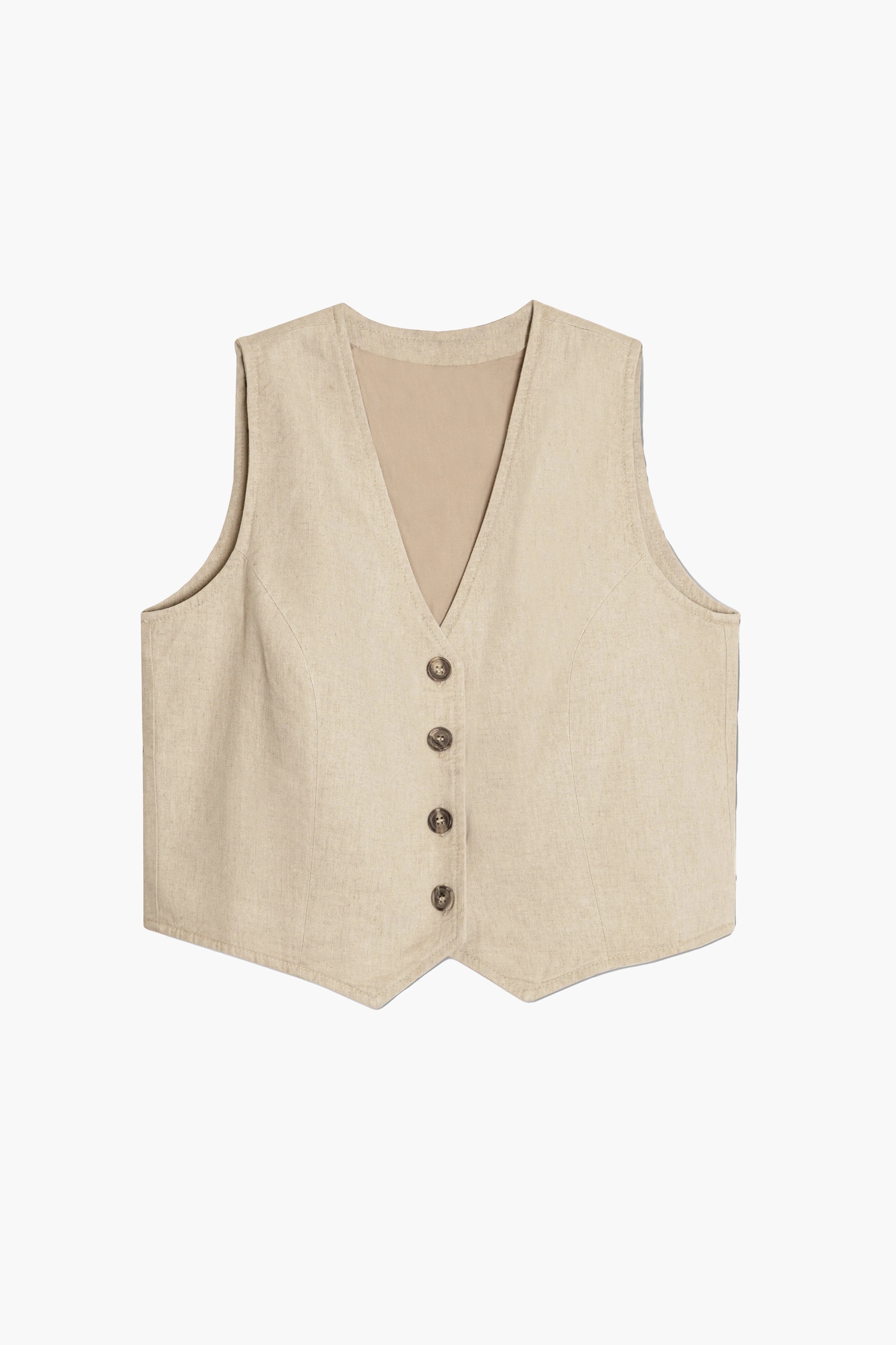 Charlie Short Vest in Nile Silt - Image 13