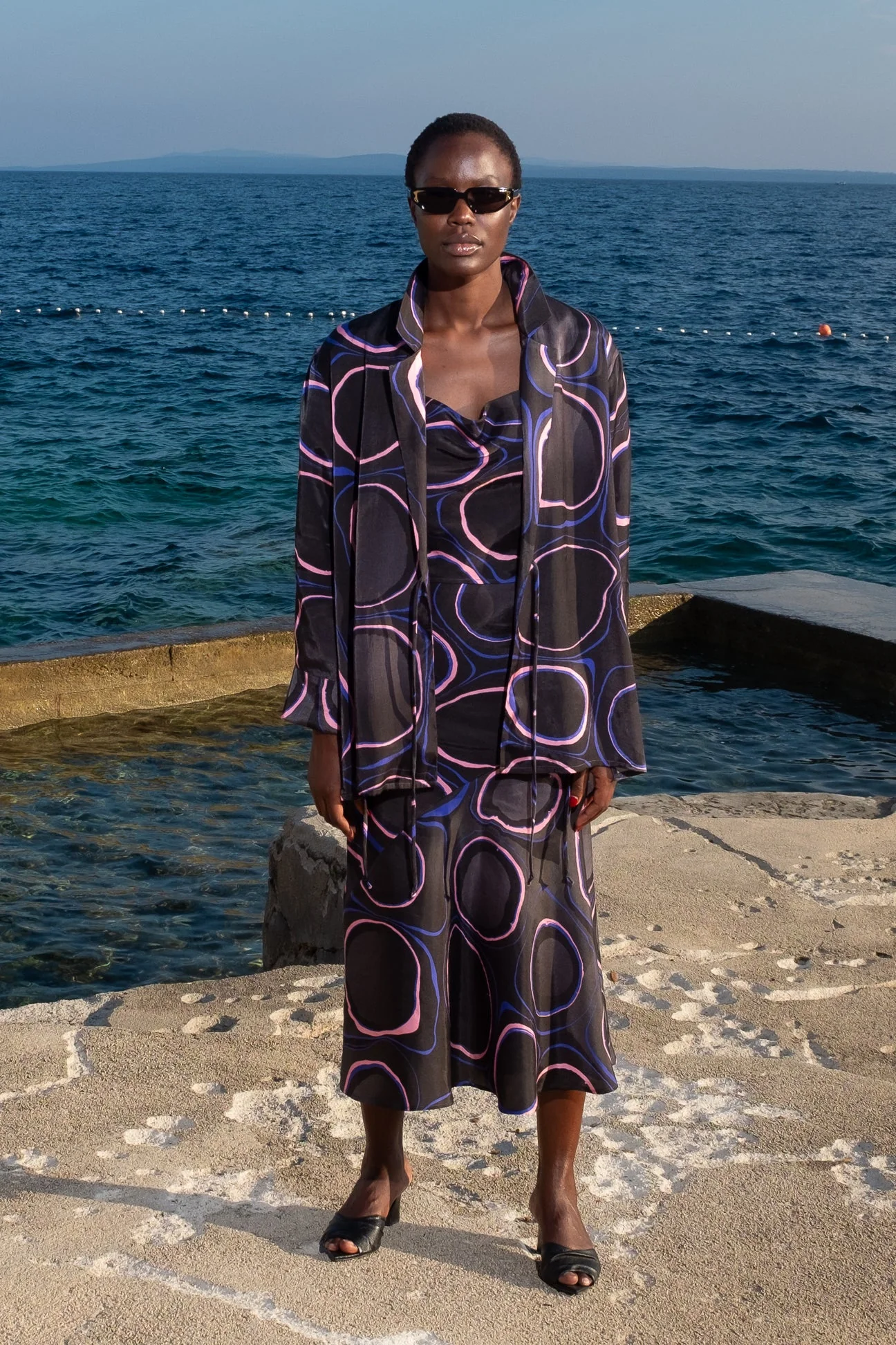 Chase Multicolor Relaxed Tencel Jacket - Image 3