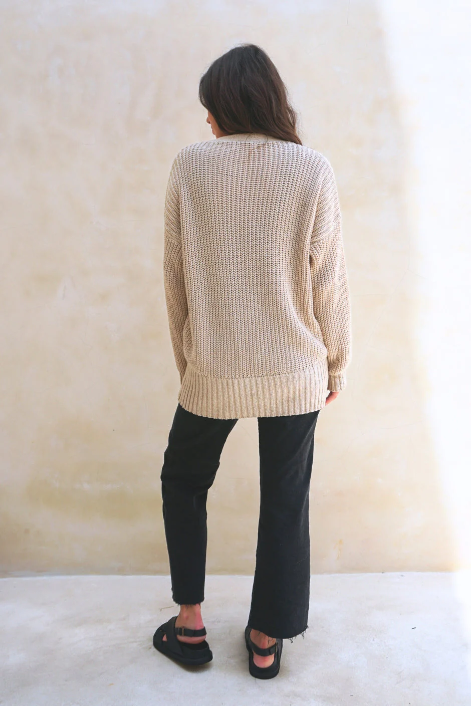 Emily Cardigan in Sand - Image 5