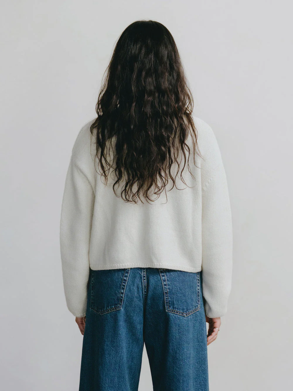 Everyday Alpaca Cardigan in Natural - Image 2