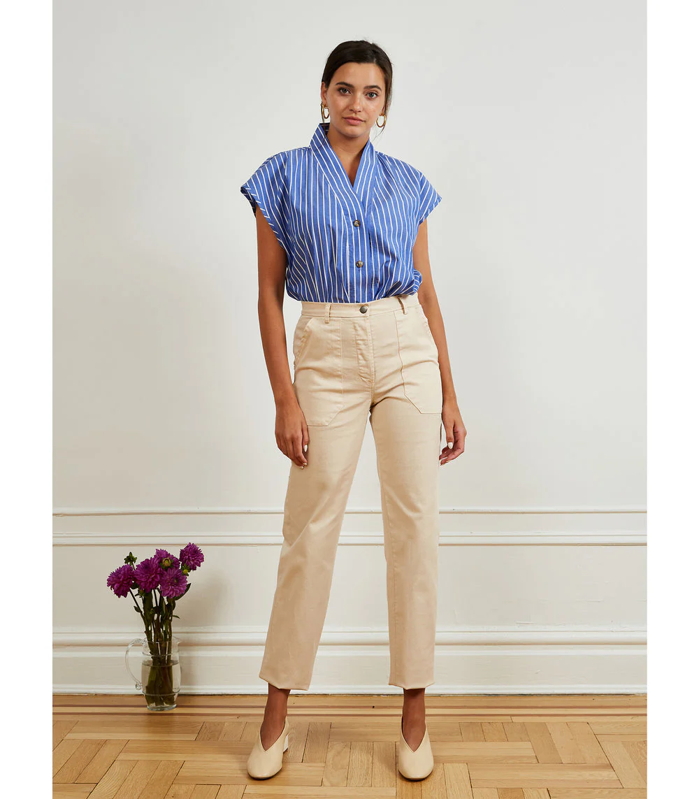 James Straight Leg Work Pants in Black - Image 6