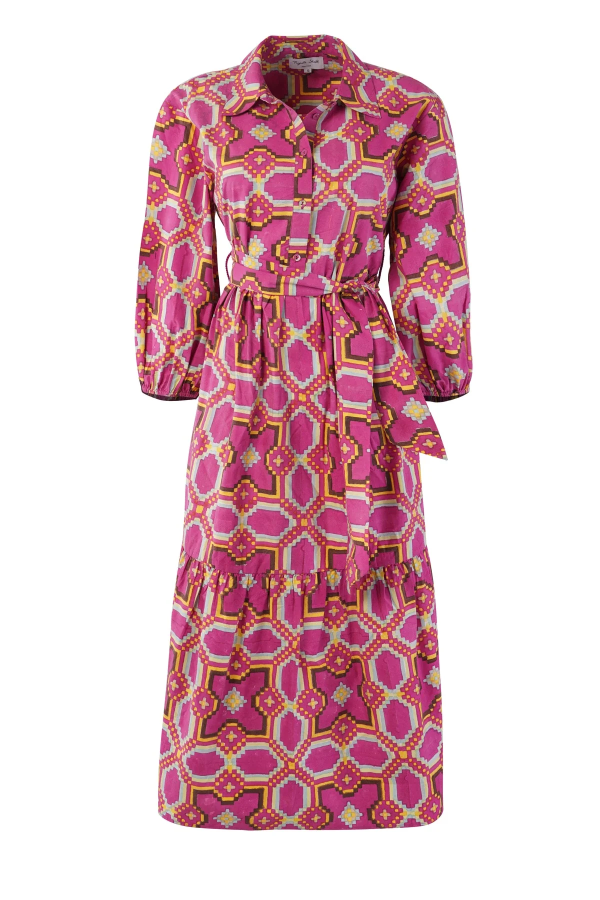 Laurie Dress in Courtyard Berry Print - Image 2