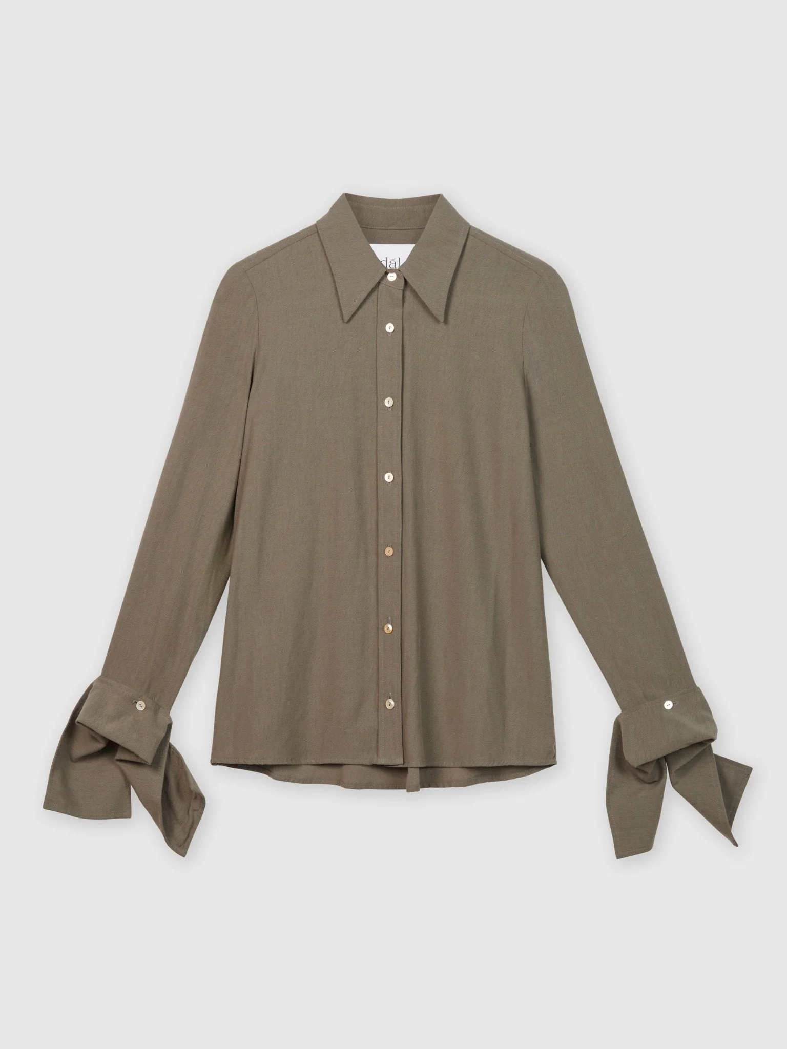 Long Cuff Relaxed Top in Terracotta Red - Image 8
