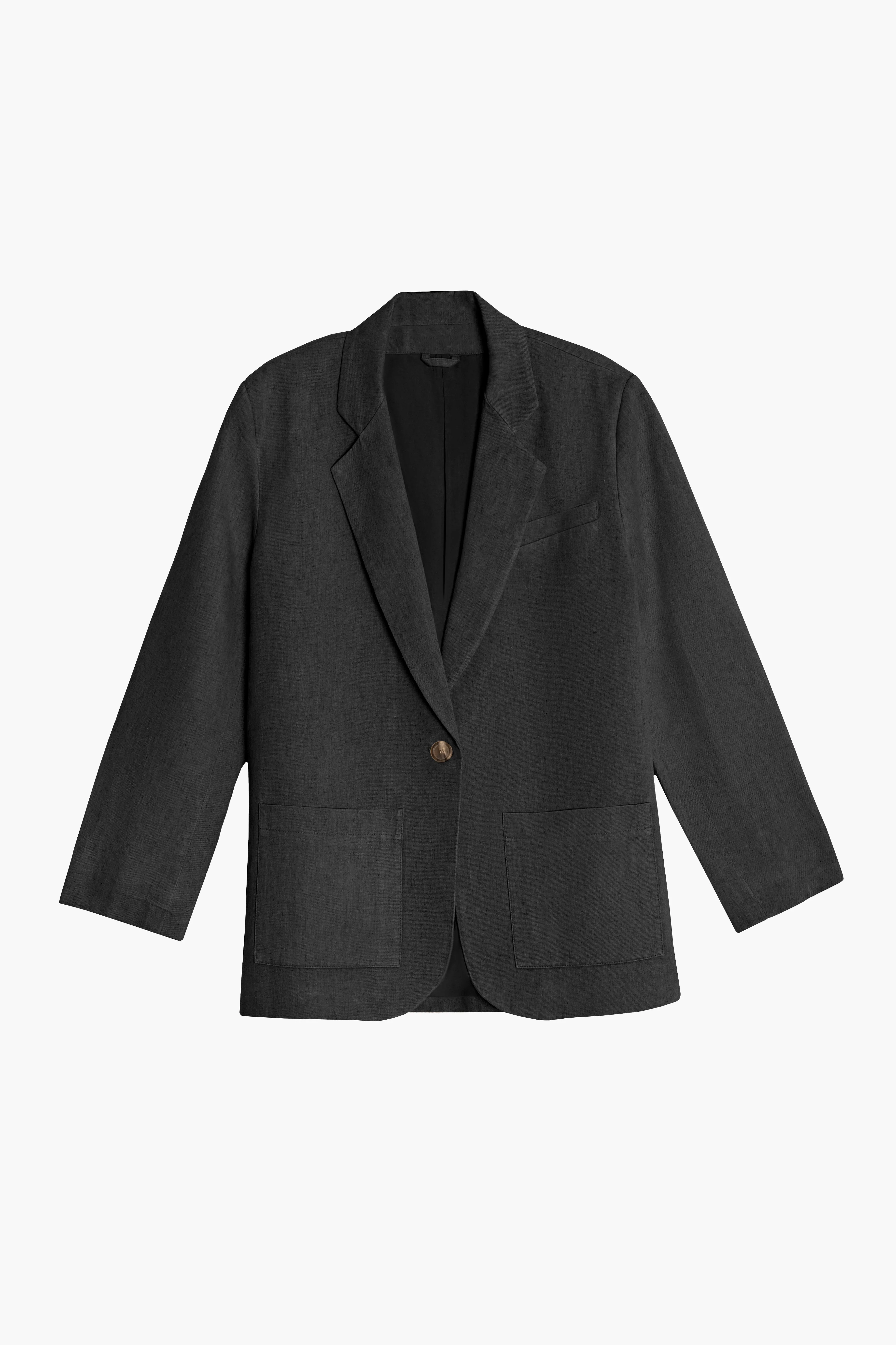 Martina Single Button Blazer in Nile Silt - Image 4