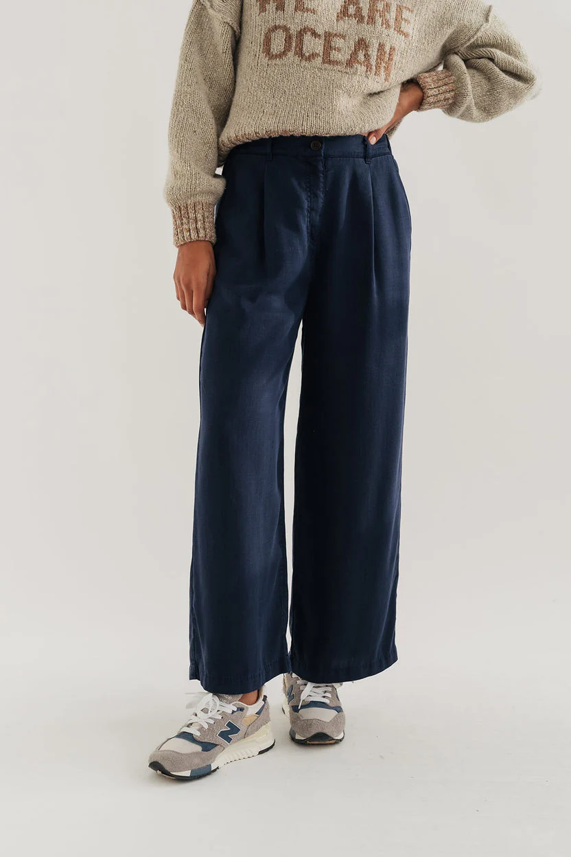 Nanpu Grey Tencel Trousers - Image 7