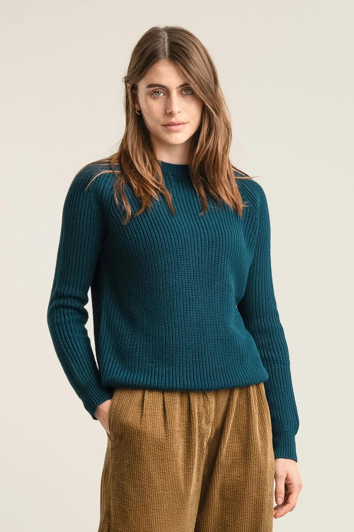 Sergio Organic Cotton Sweater in Green - Image 6