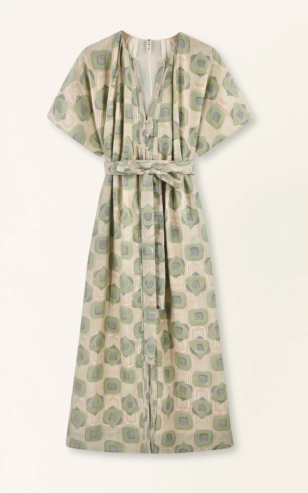 Lostine Cotton and Silk Dress in Stony Coeur - Image 4