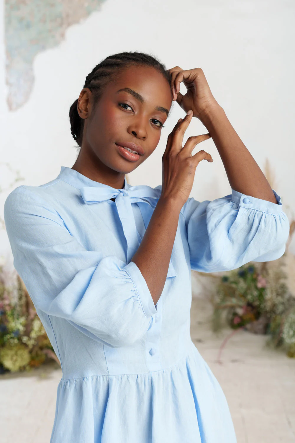 Jasmine Linen Dress - Image 2