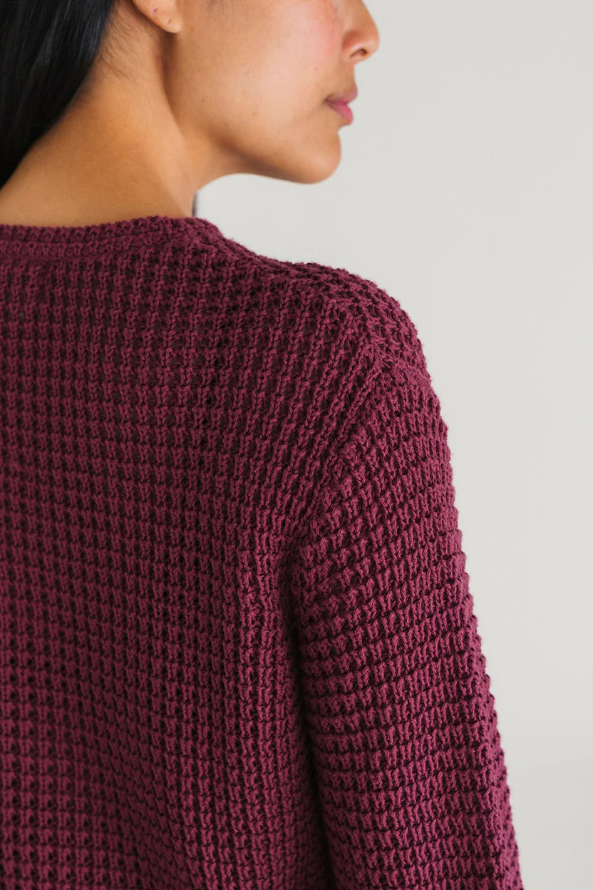 Teresa Leaf Green Organic Cotton Knit Sweater - Image 6