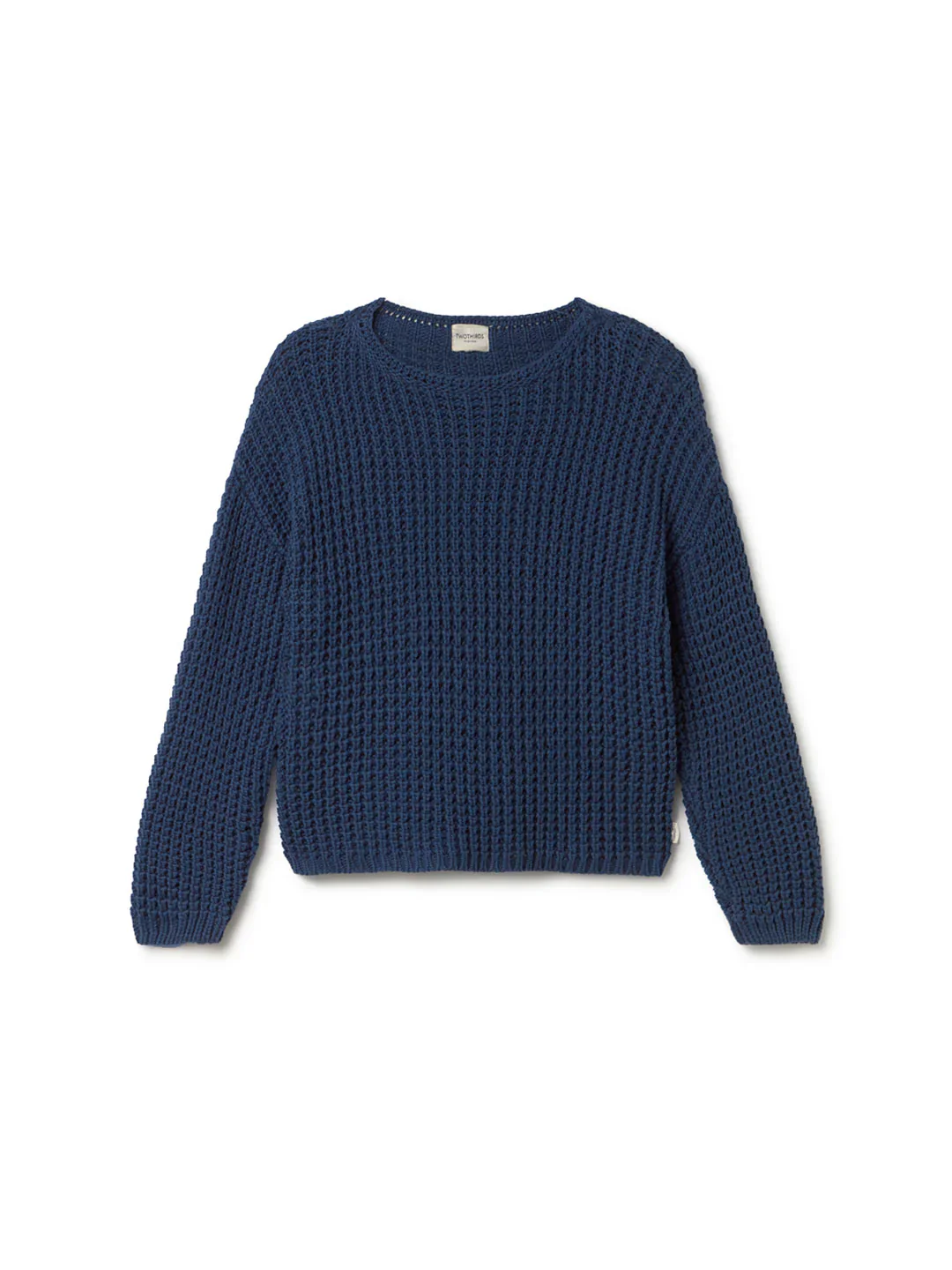 Valvedre Organic Cotton Sweater in Old Blue