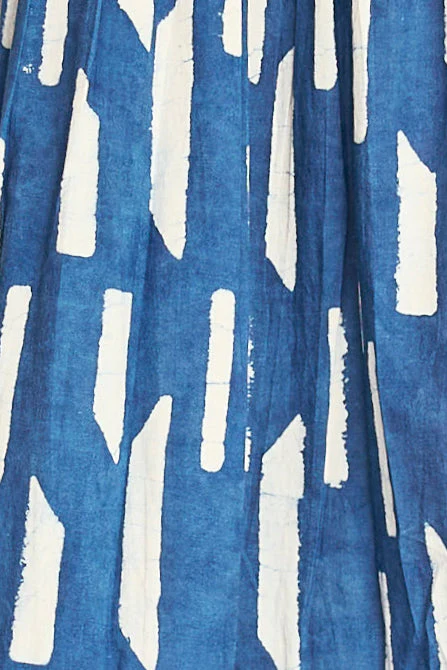 Vienna Maxi Dress in Indigo Rainfall - Image 3
