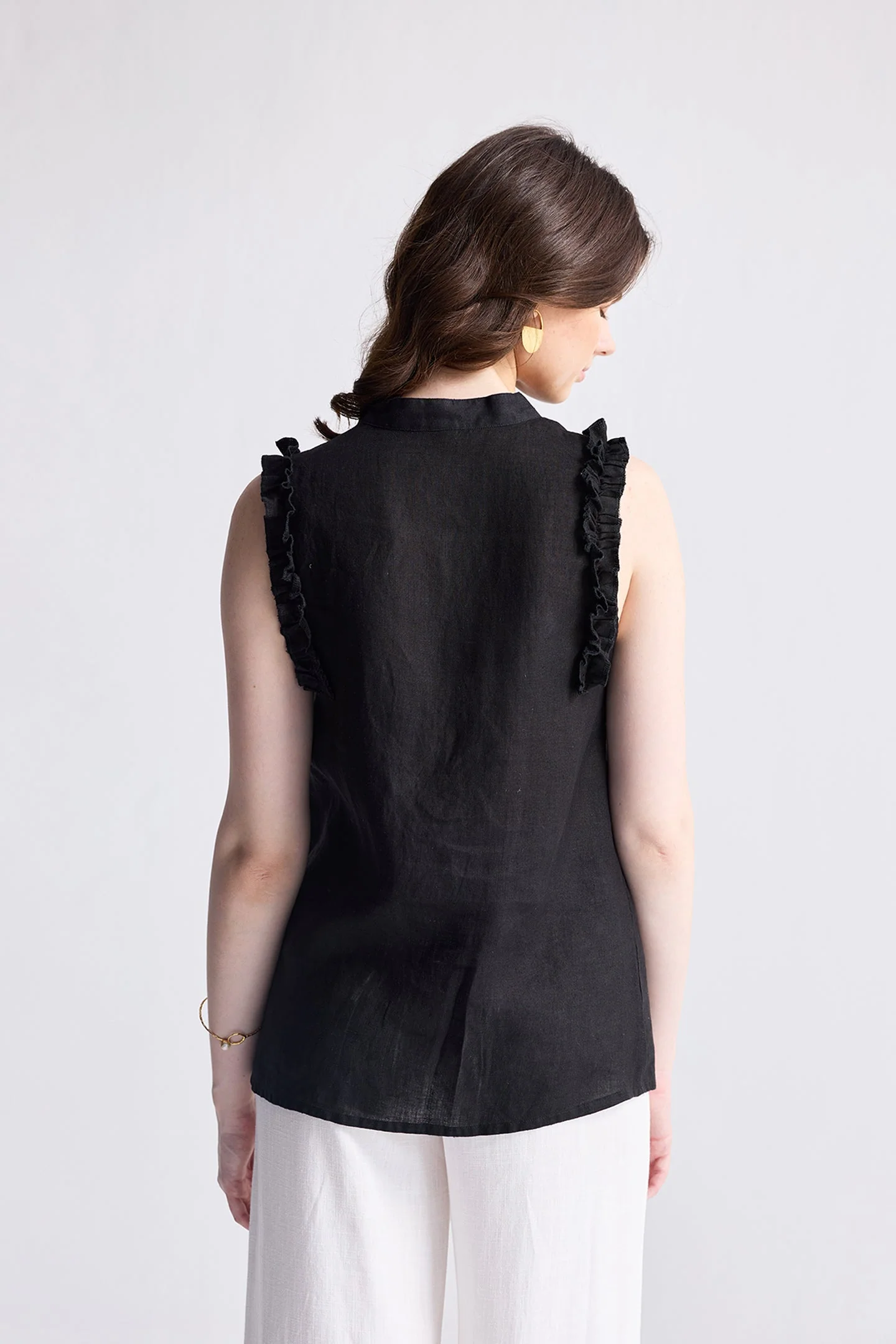 Wind in my Hair Shirt in White - Image 6