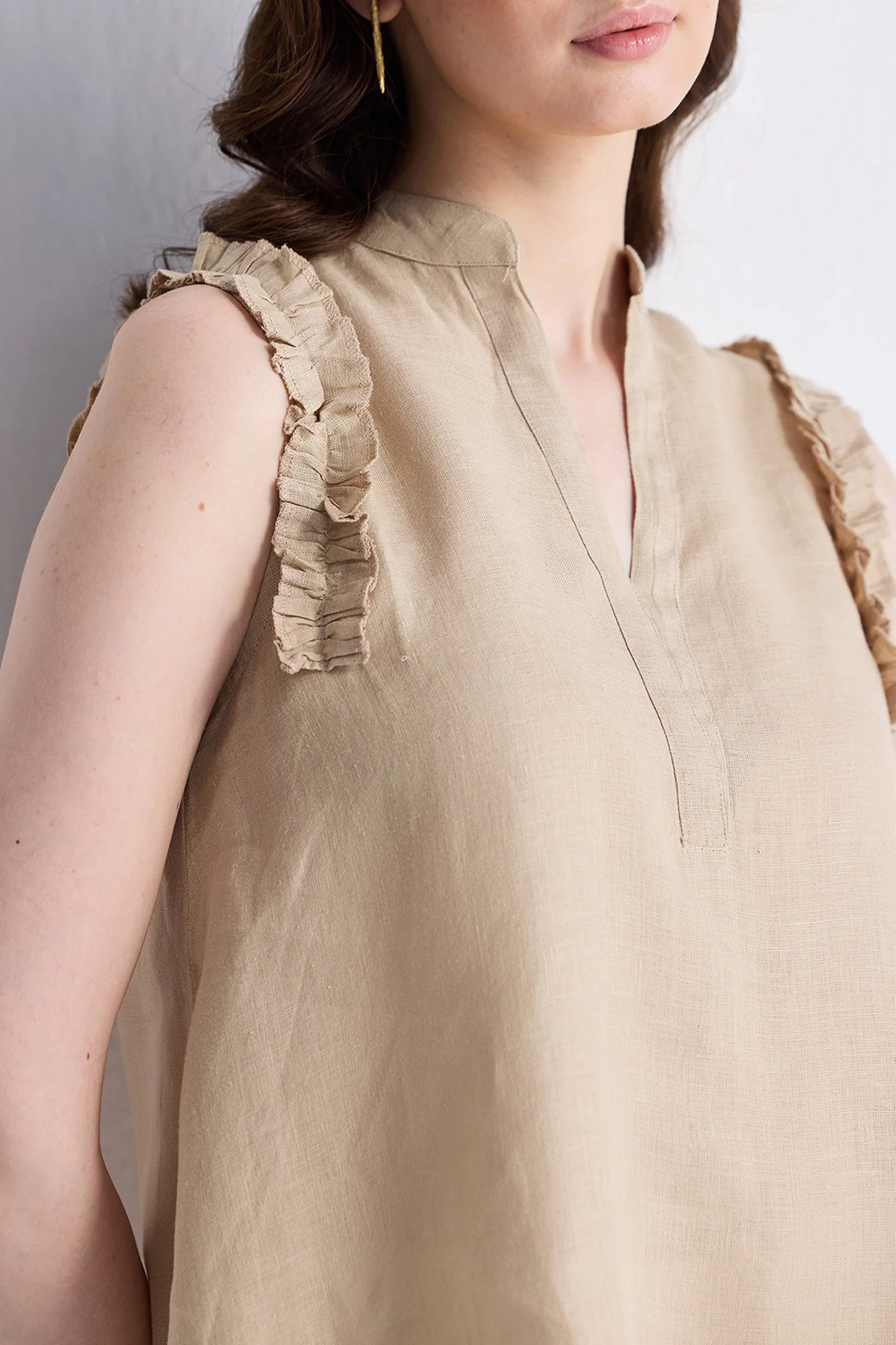 Wind in my Hair Shirt in White - Image 7
